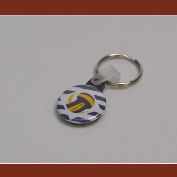 Buttons with key chain